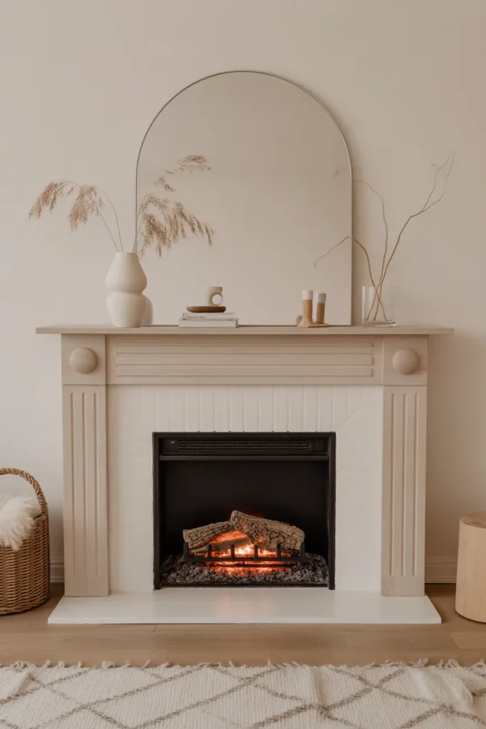 Scandinavian Fall Fireplace