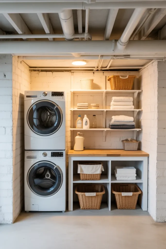 Add a Stylish Laundry Zone