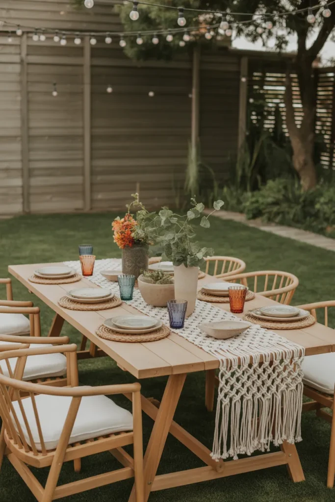  Boho-Inspired Outdoor Dining
