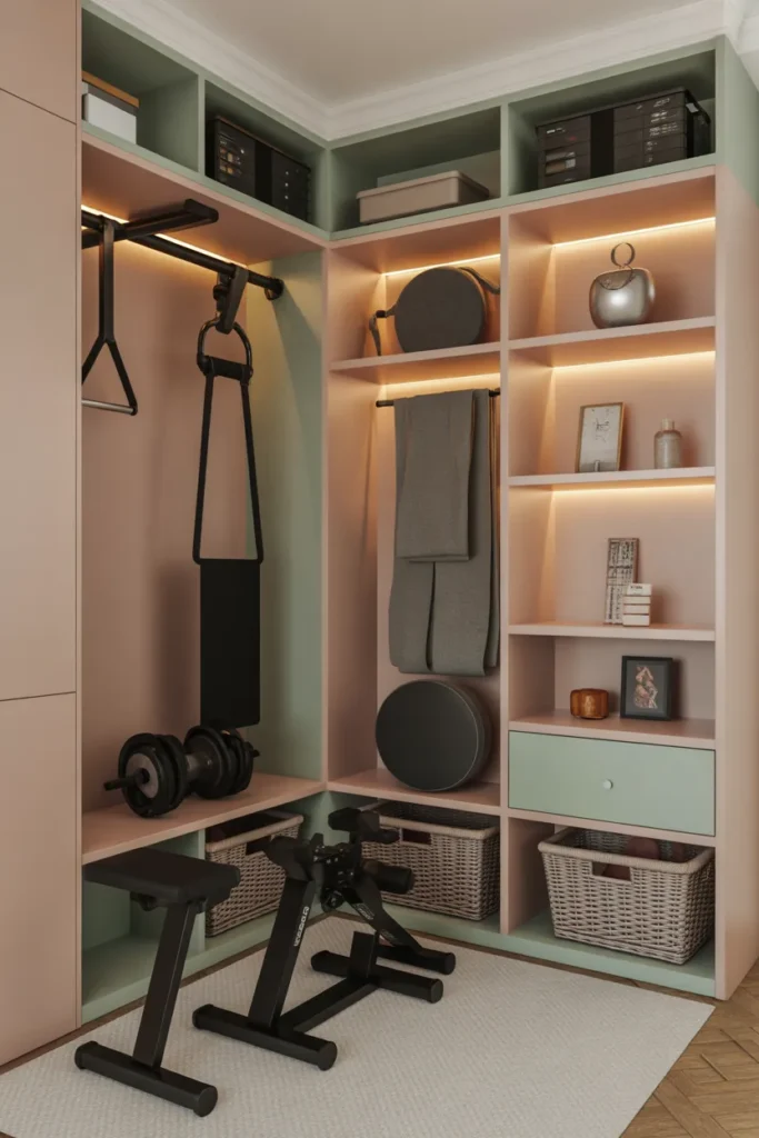 Cozy Corner Gym for Small Spaces