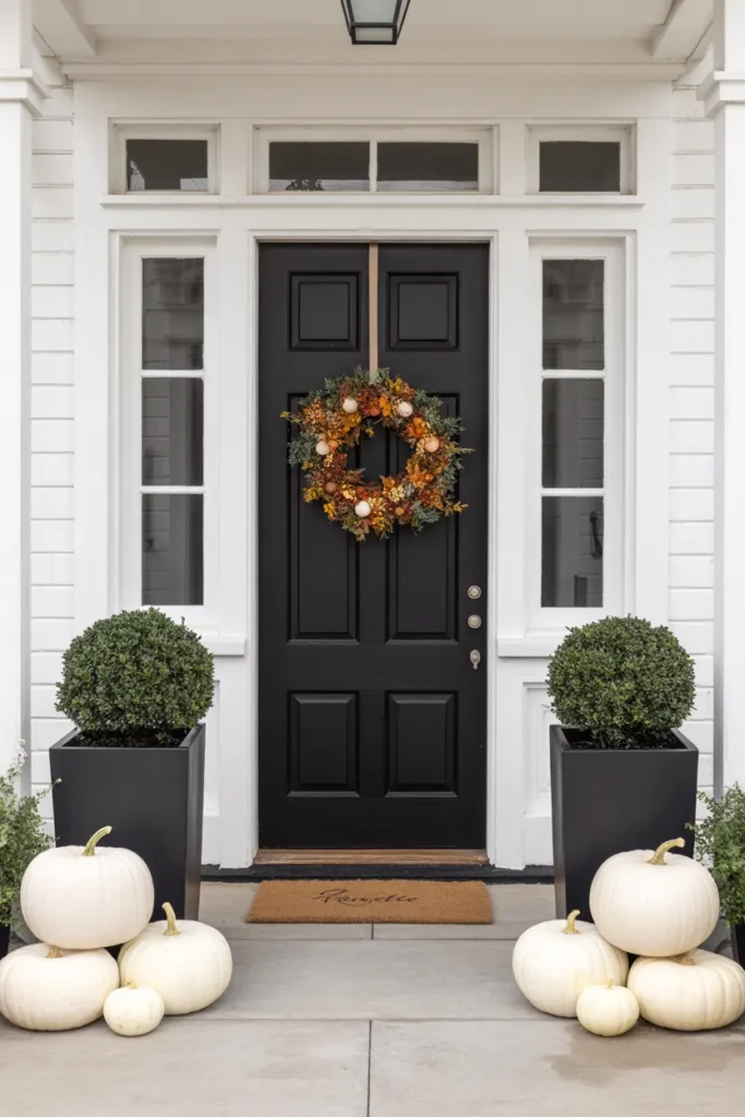 Modern Minimalist Fall Porch