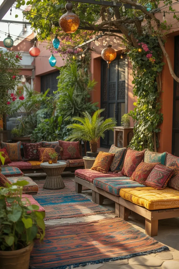   Boho Chic Seating Area