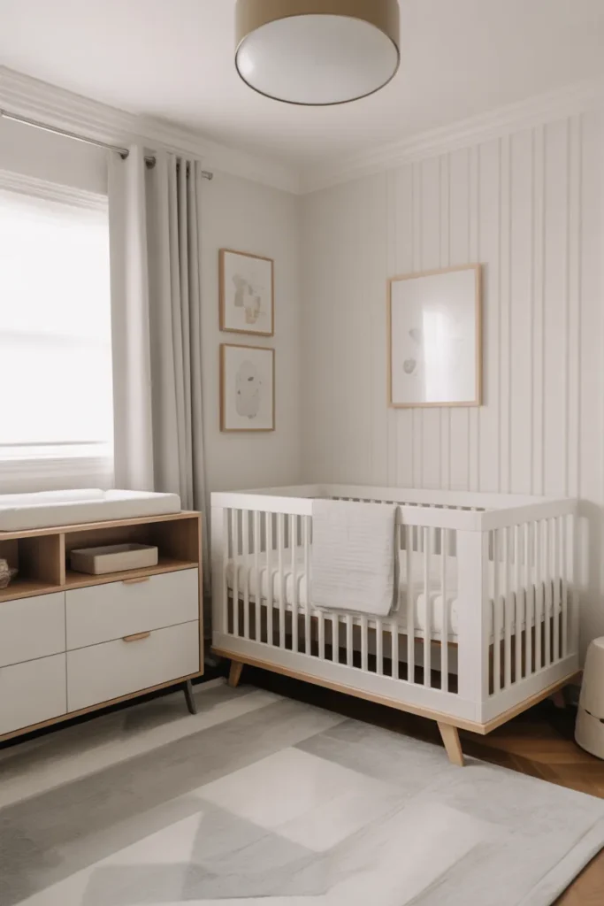 Modern Minimalist Nursery