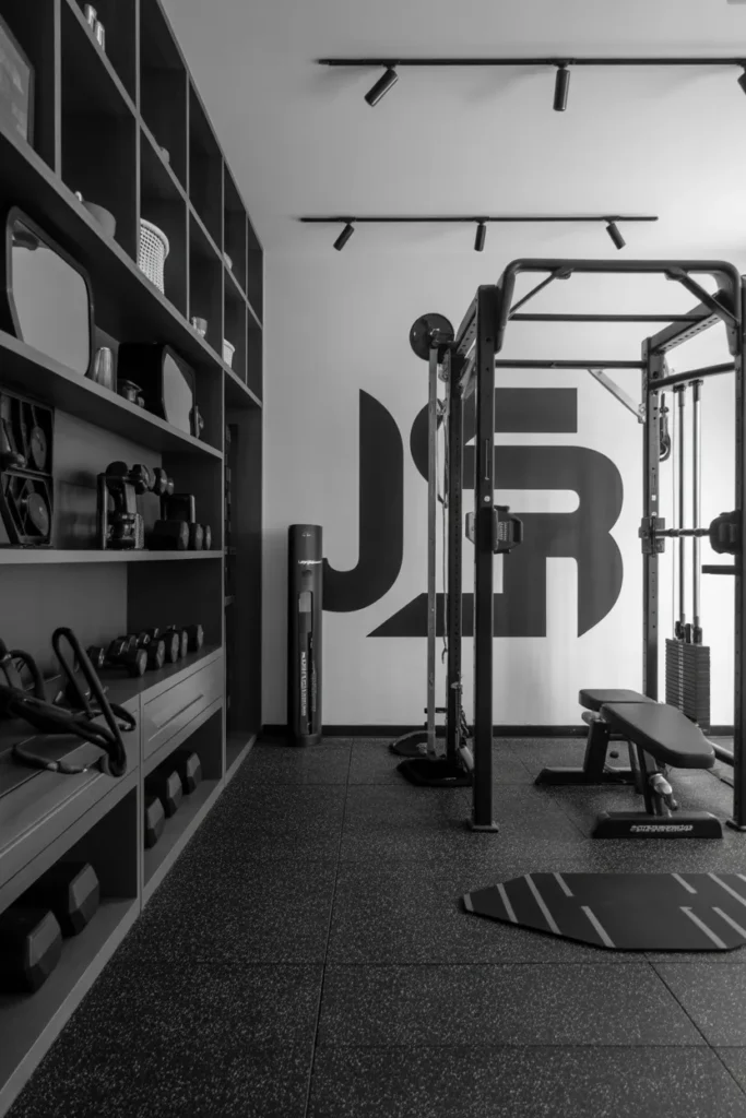 Modern Monochrome Gym