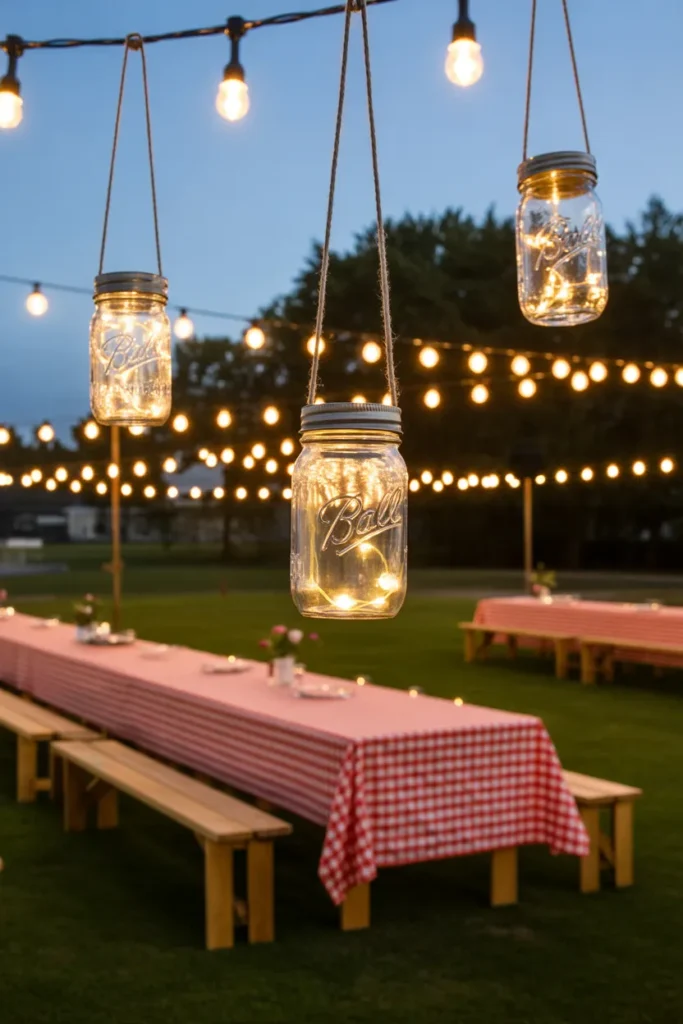 Sparkling Backyard Lanterns