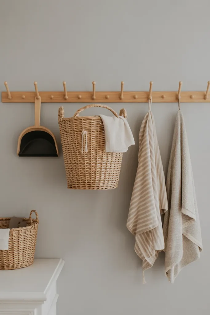 Hang a Peg Rail for Accessories
