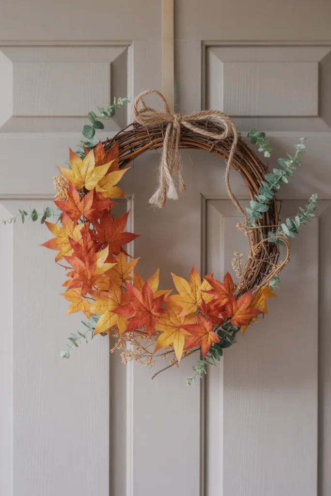 Maple Leaf Elegance Wreath