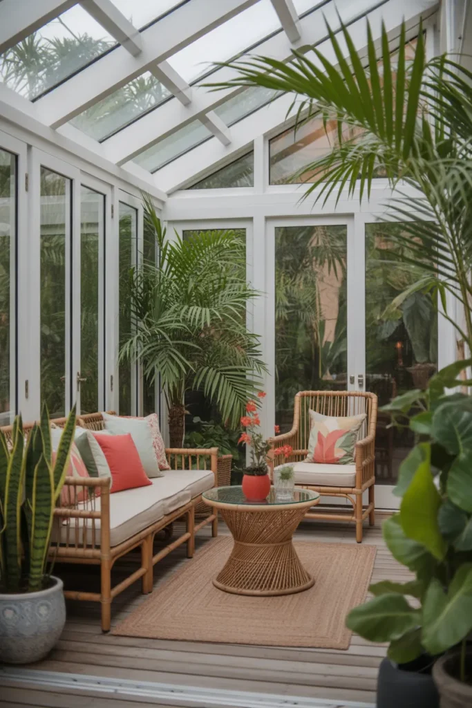   Tropical Oasis Sunroom