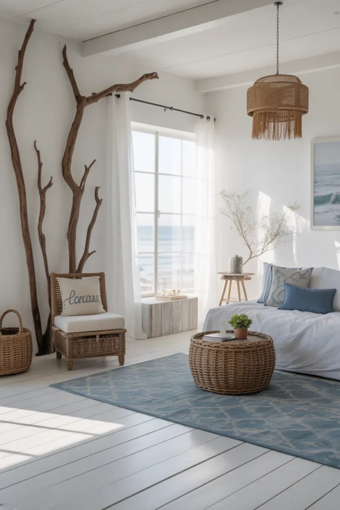  Coastal Calm Yoga Room