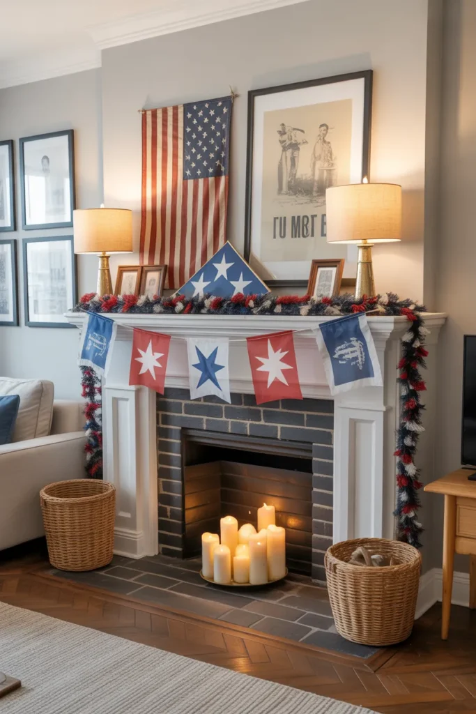 Americana Mantel Display