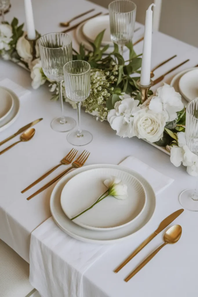   Elegant White-on-White