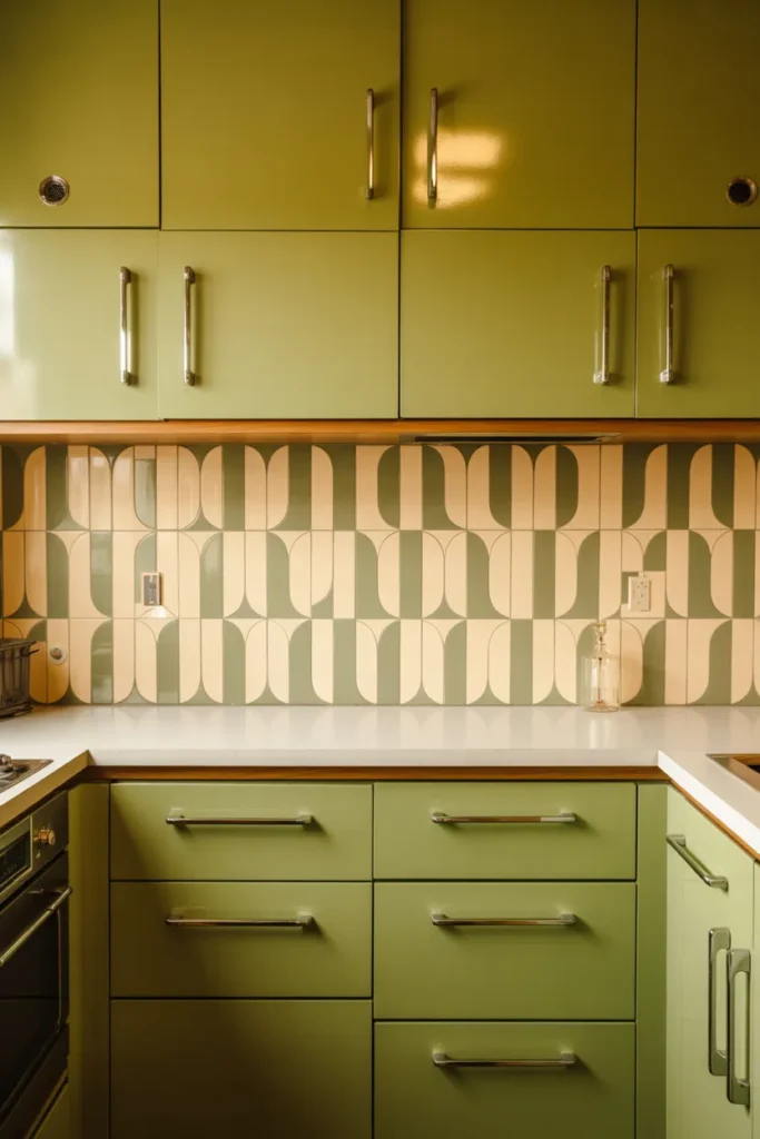 Avocado Green for a Retro Vibe