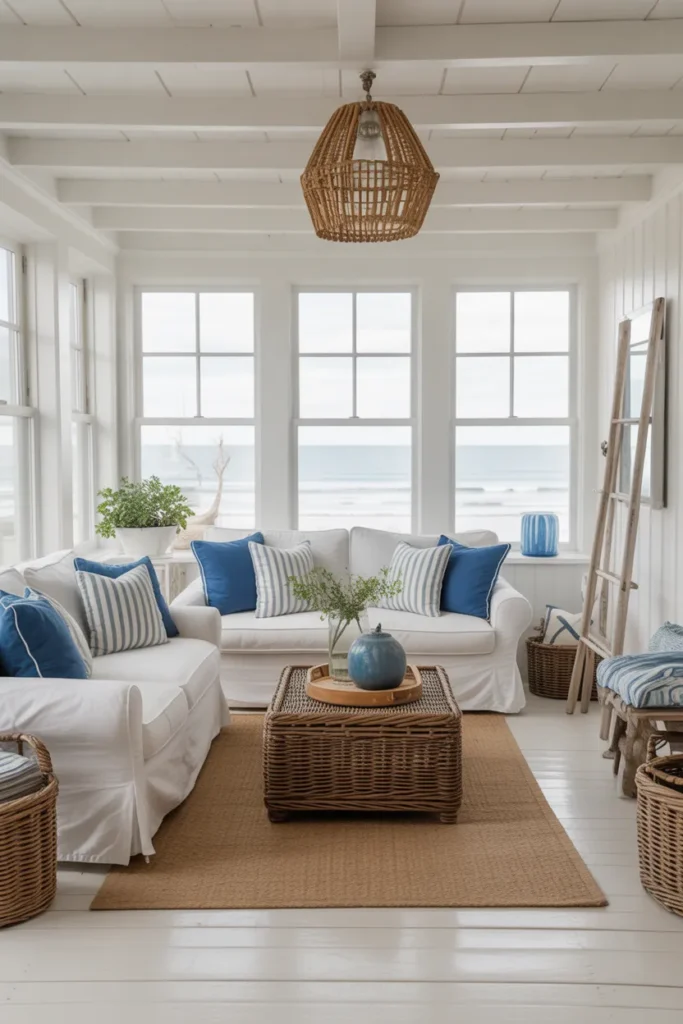 Coastal-Inspired Sunroom