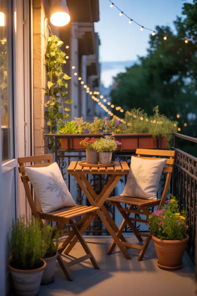   Compact Balcony Patio