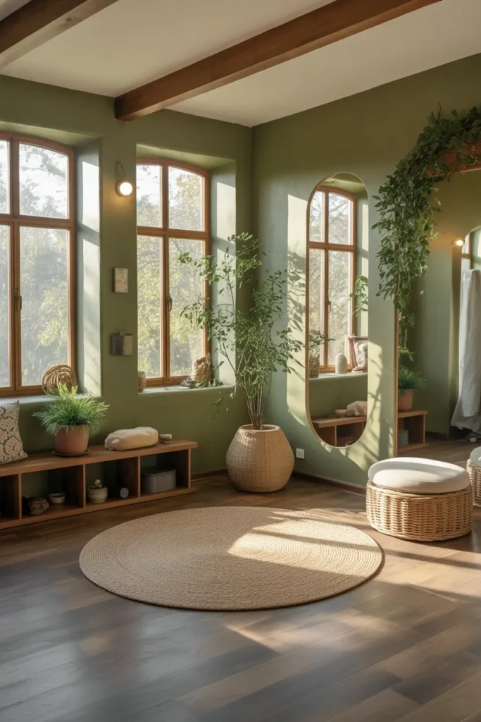 Nature-Inspired Gym Oasis