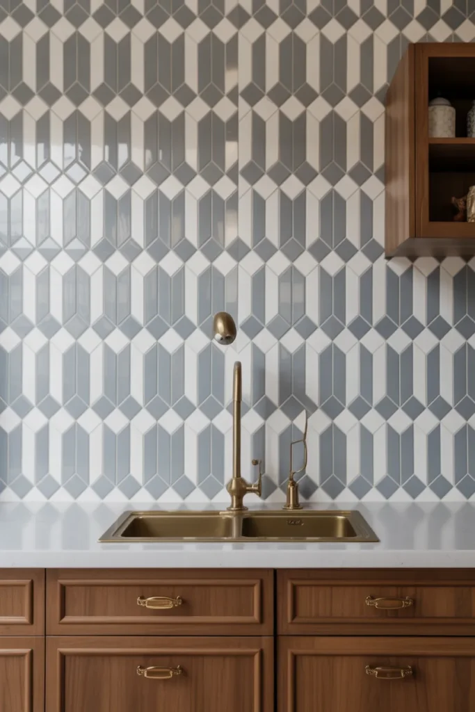 Patterned Backsplash Tiles