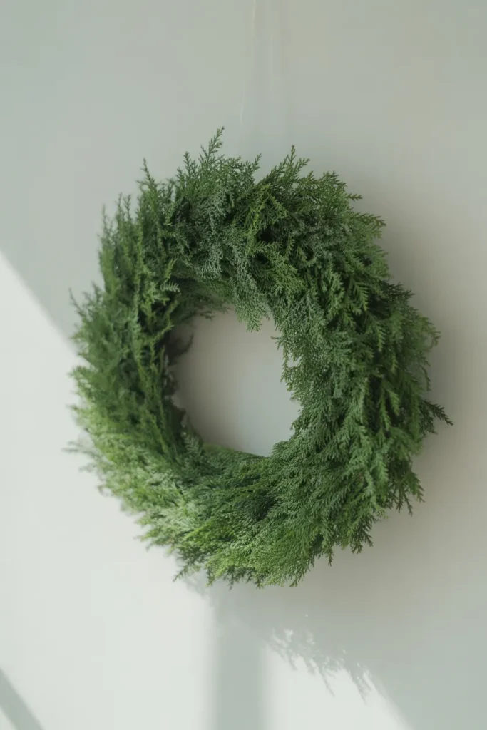 Minimalist Greenery Wreath