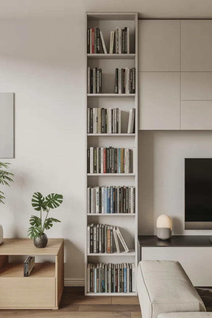   Minimalist Vertical Library Design