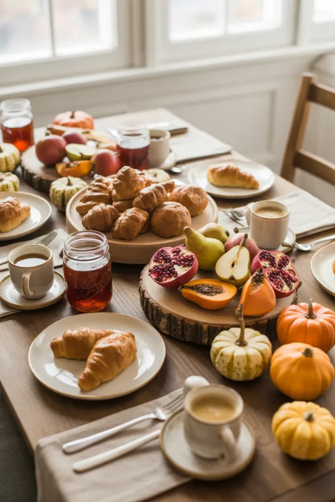 Thanksgiving Brunch Setup