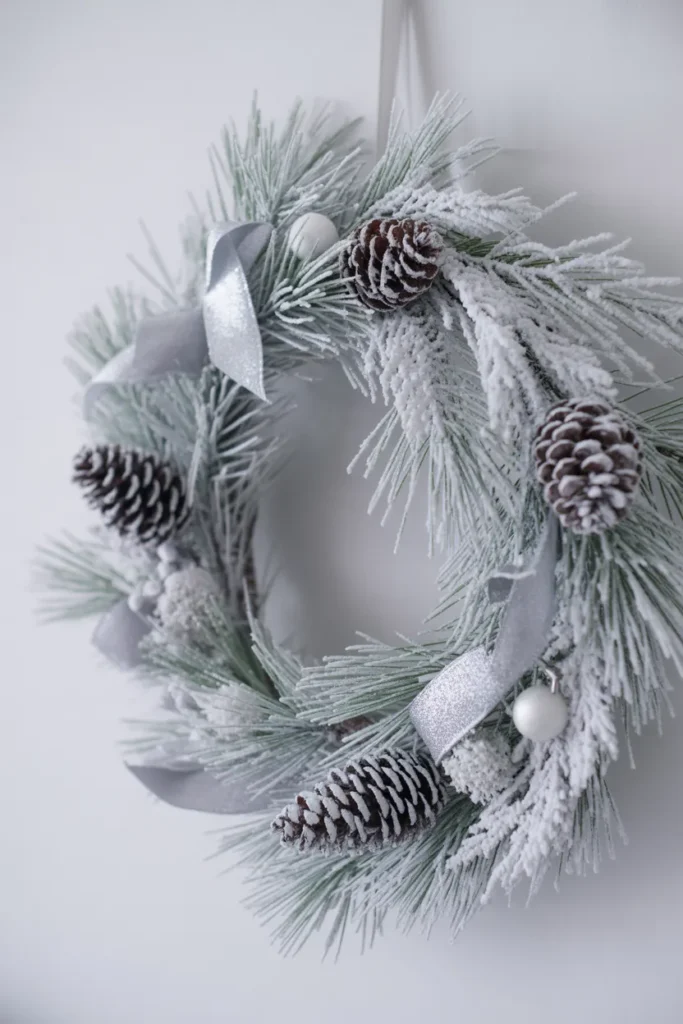 White Winter Wonderland Wreath