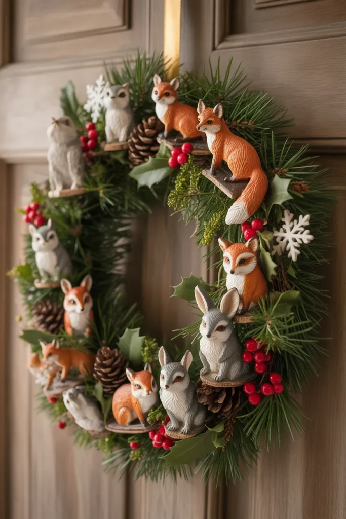 Woodland Animal Wreath