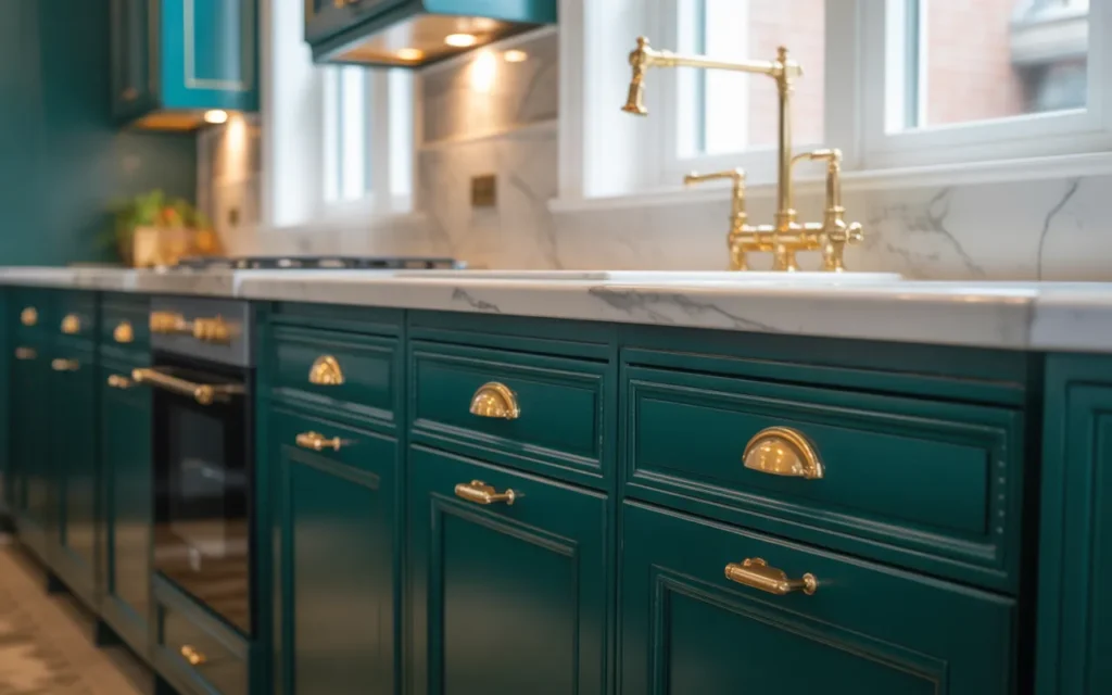 green kitchen designs
