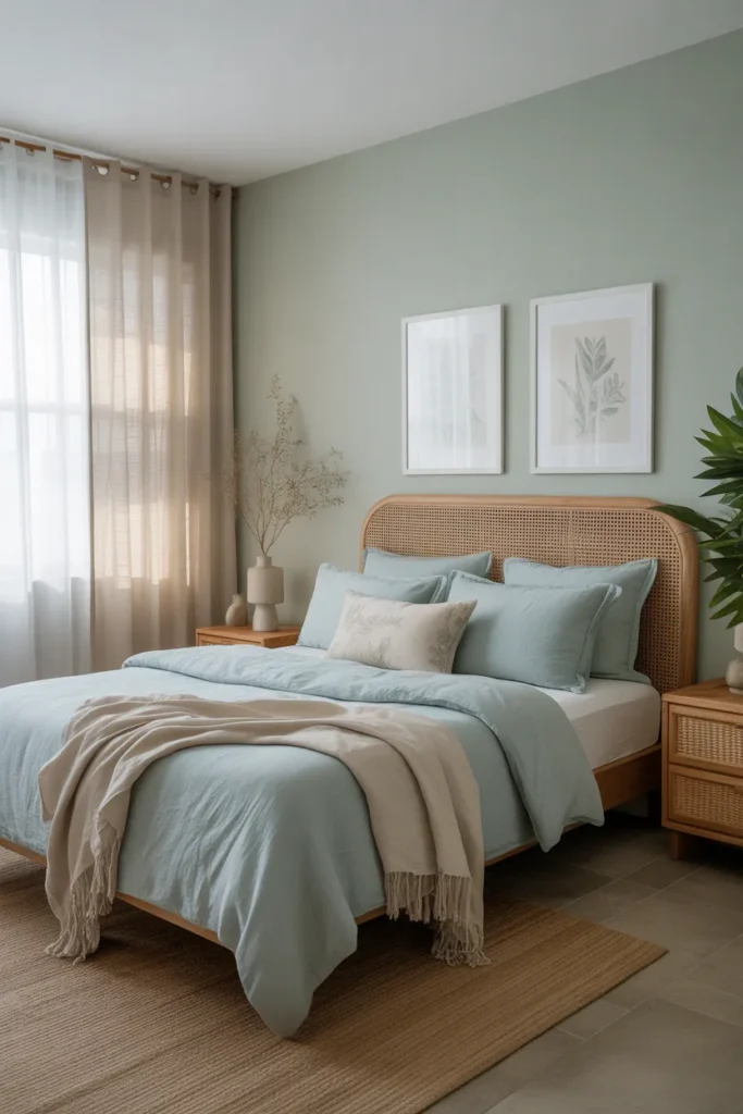 Soft Sage & Sky Blue Retreat