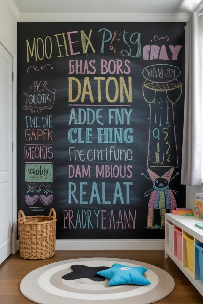 Chalkboard Wall for Creativity