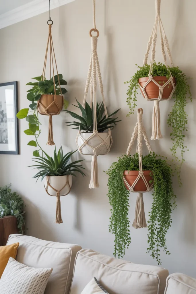 Hanging Planter Wall for Natural Beauty