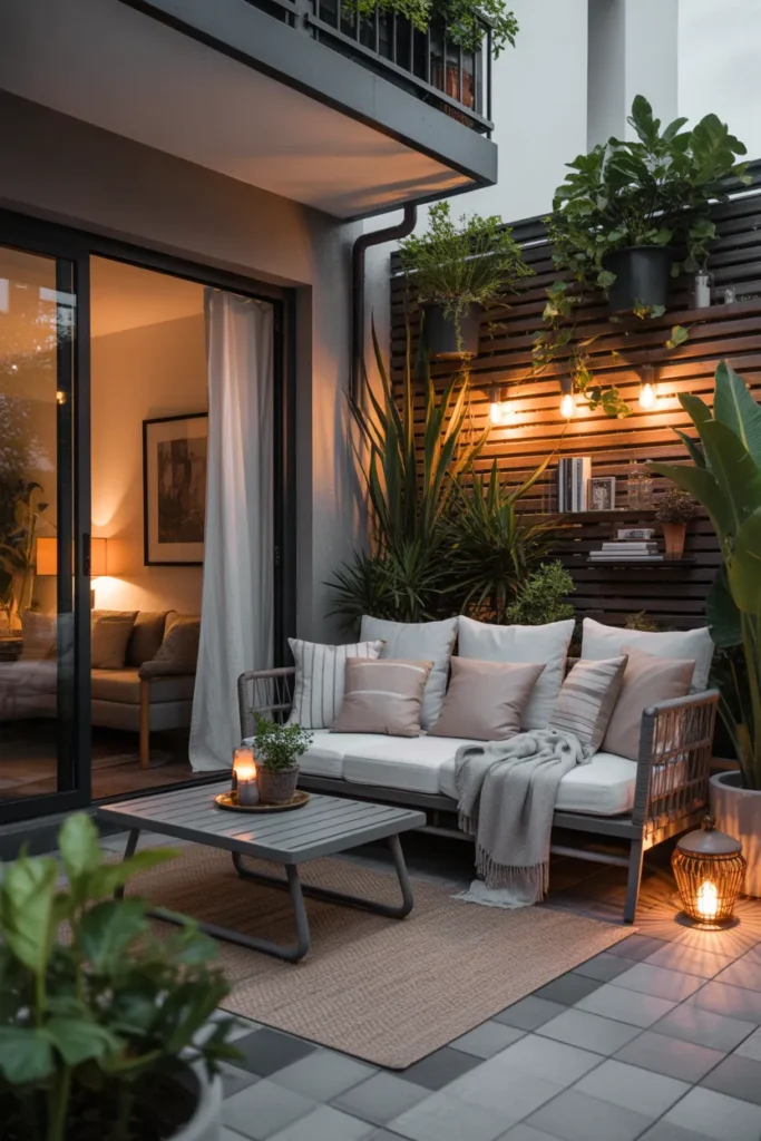  Relaxed Patio with Daybed Seating