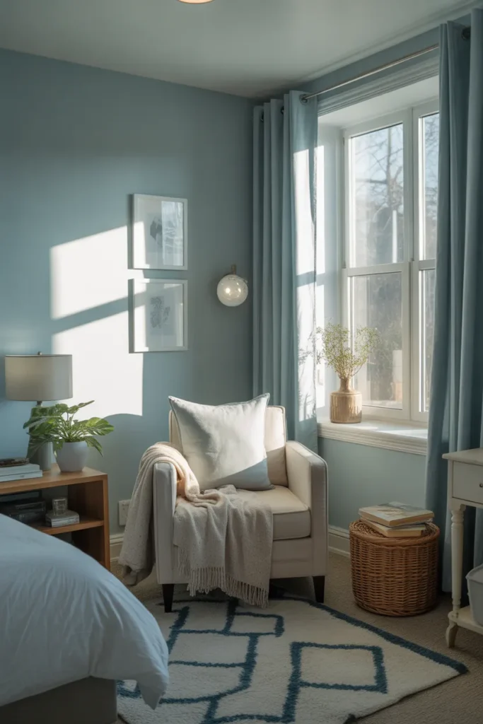 Baby Blue Cozy Corner Nook