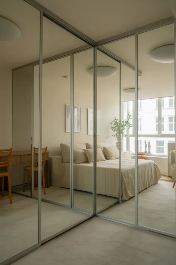 Mirror Wall for Small Apartments