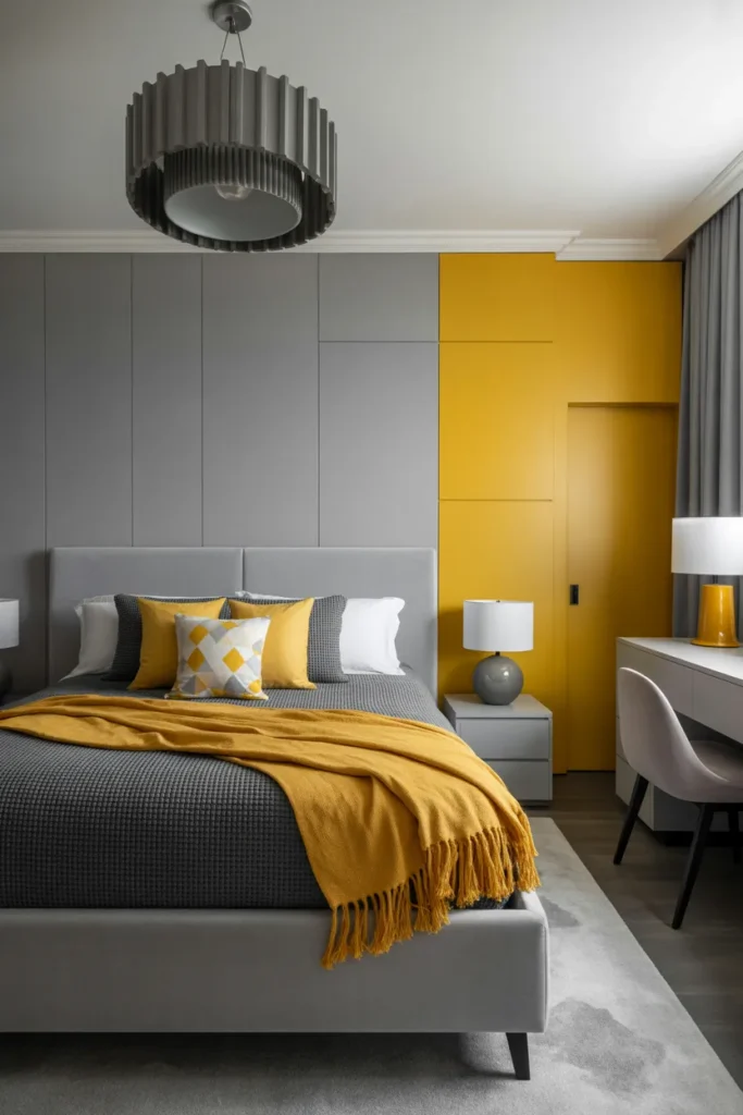 Yellow and Gray Color Scheme for Modern Sophistication