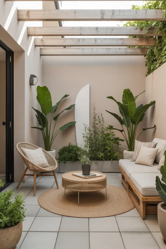  Zen-Inspired Patio with Natural Elements