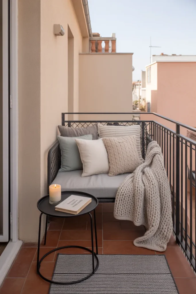 Balcony Daybed Setup