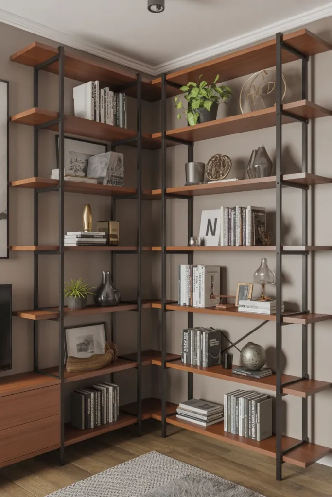 Industrial Metal Shelving for Storage