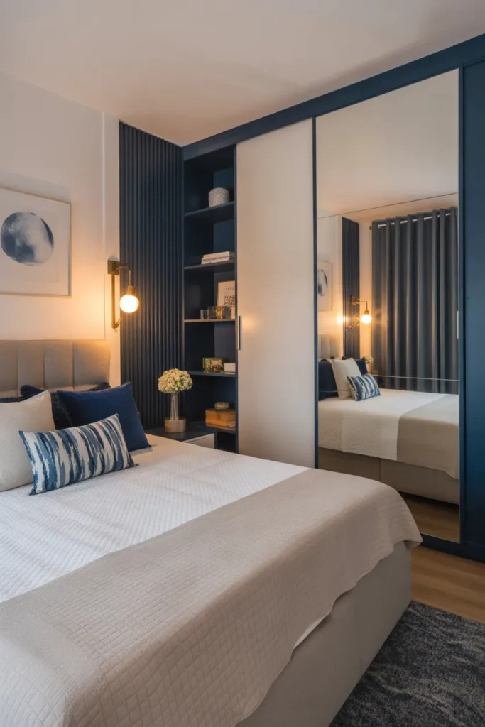   Navy Small Bedroom Ideas