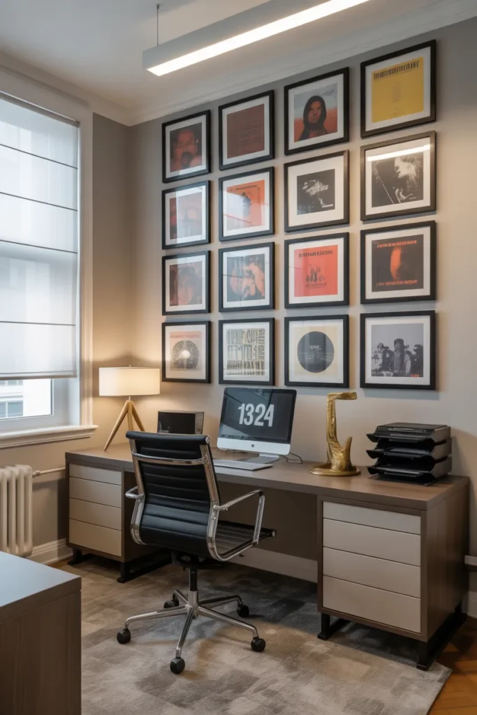 Transform a Home Office with Album-Inspired Décor