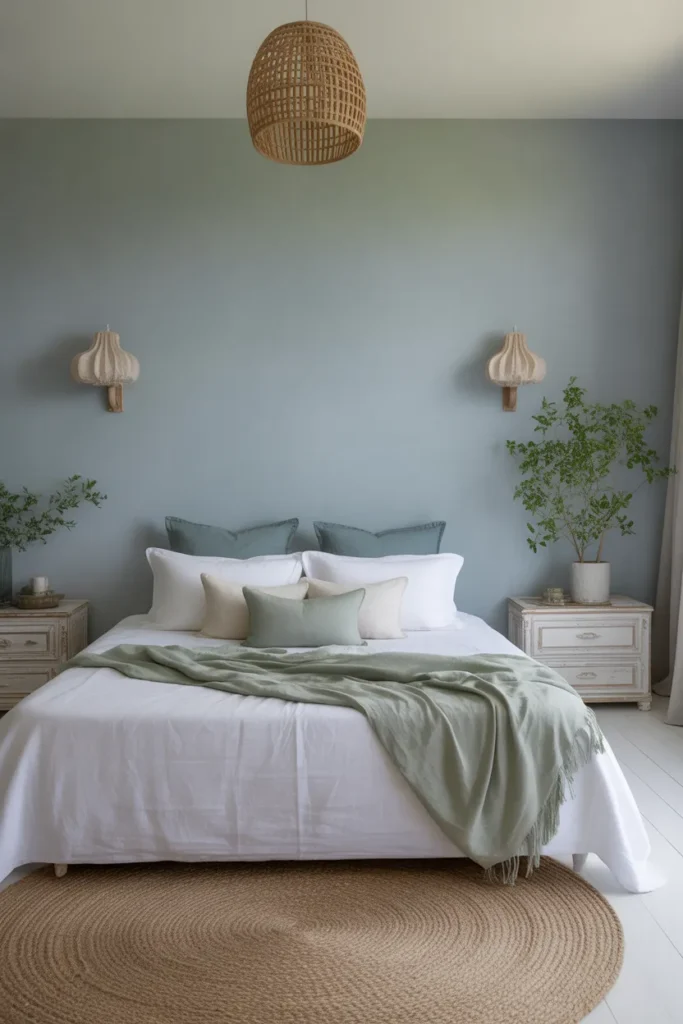 Cloud Blue & Herb Green Soft Harmony