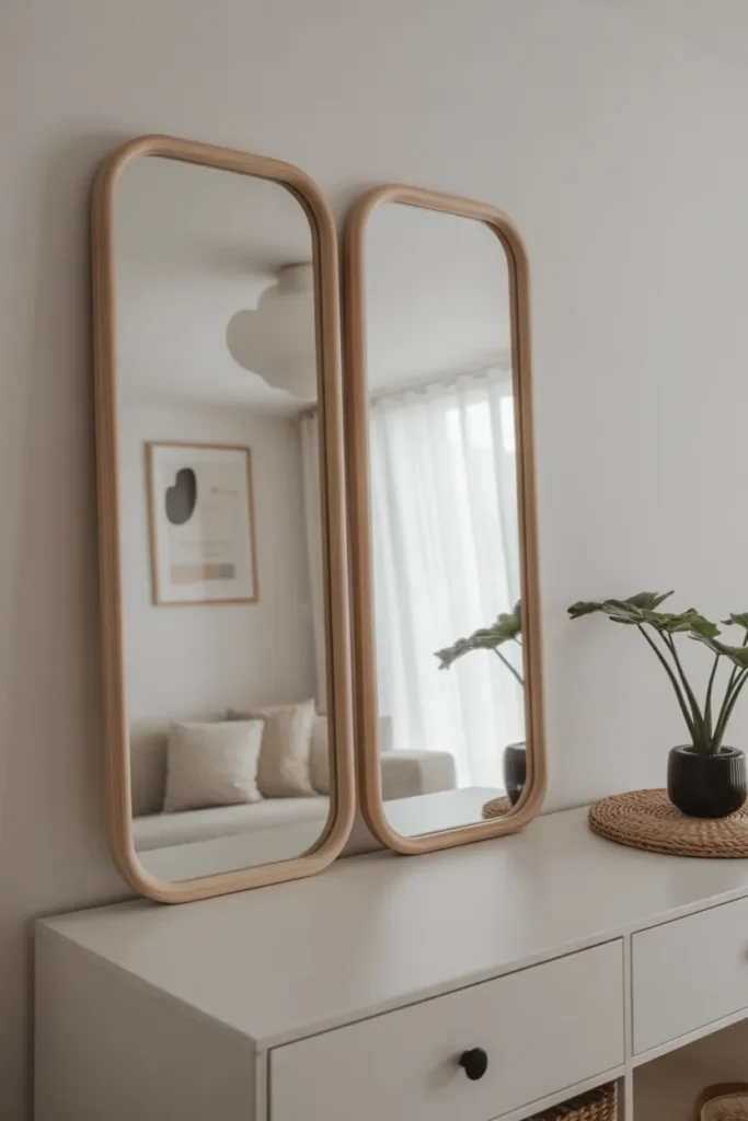 Scandinavian-Style Mirror Decor