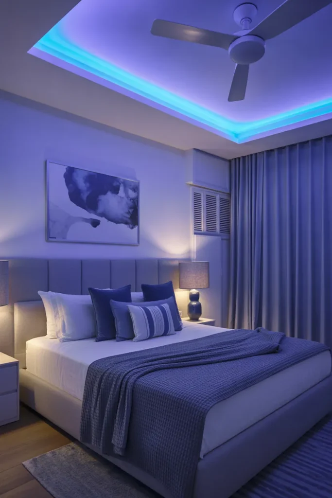 Blue Lighting for Relaxing Ambiance