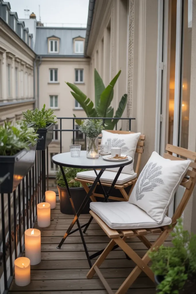 Balcony Bistro Set Styling