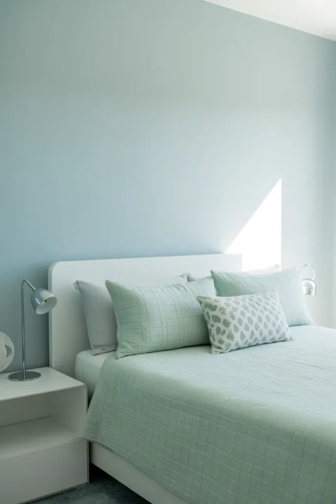 Mint & Powder Blue Minimalist Space