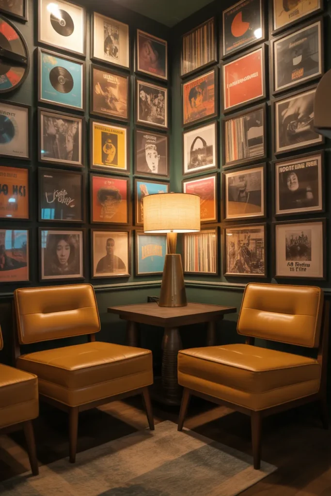 Create a Retro Corner With Vintage Album Covers