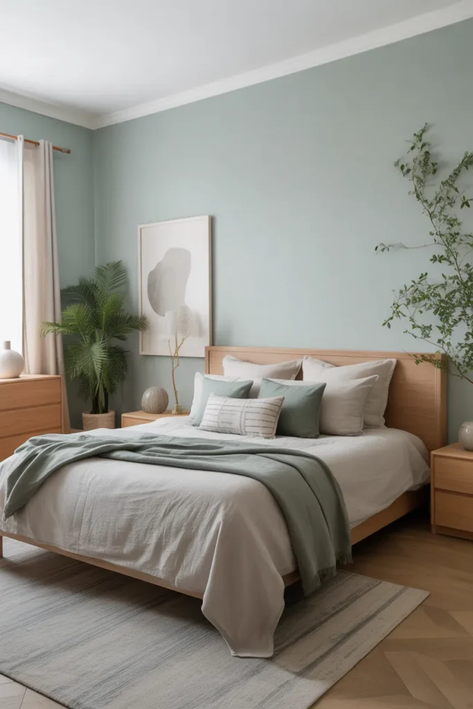 Pale Blue & Sage Scandinavian Style