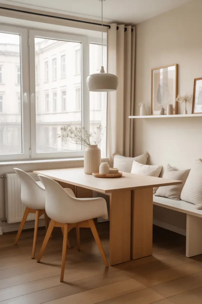  Scandinavian Minimalist Dining Nook