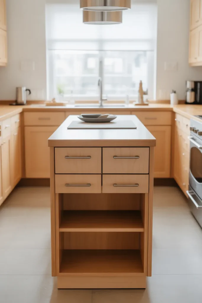  Compact Kitchen Islands That Keep Things Open
