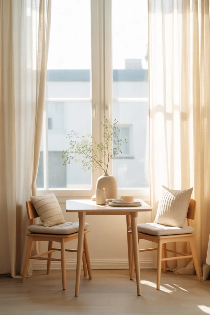  Window-Side Breakfast Nook