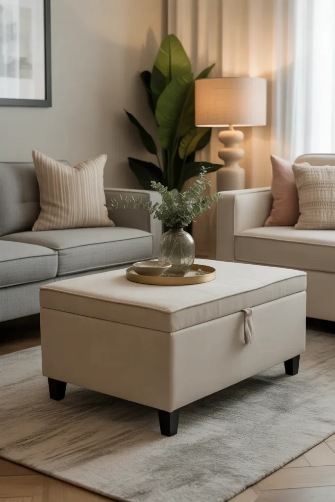   Multi-Use Storage Ottomans
