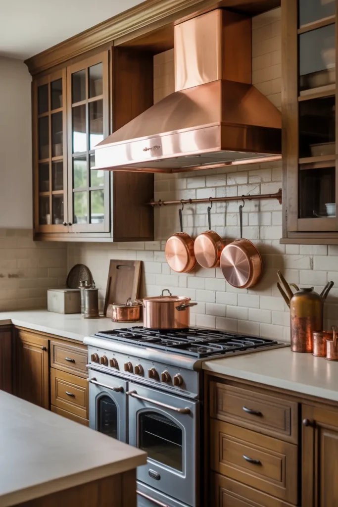  Copper Accents for Rustic Elegance